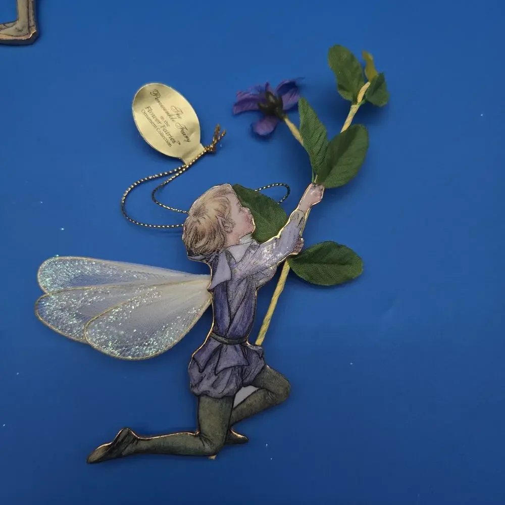Bradford Editions Flower Fairies Third Issue Ornament Set of 4 w/ COA 2000